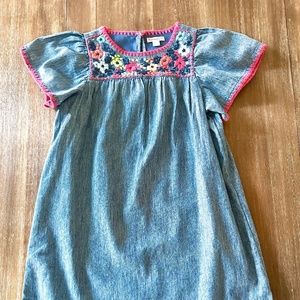 JCrew crewcuts girls dress size 8 embroidered